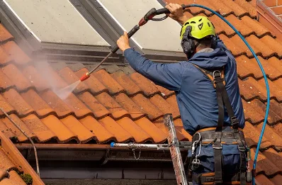 Démoussage et hydrofuge de toiture au Quesne